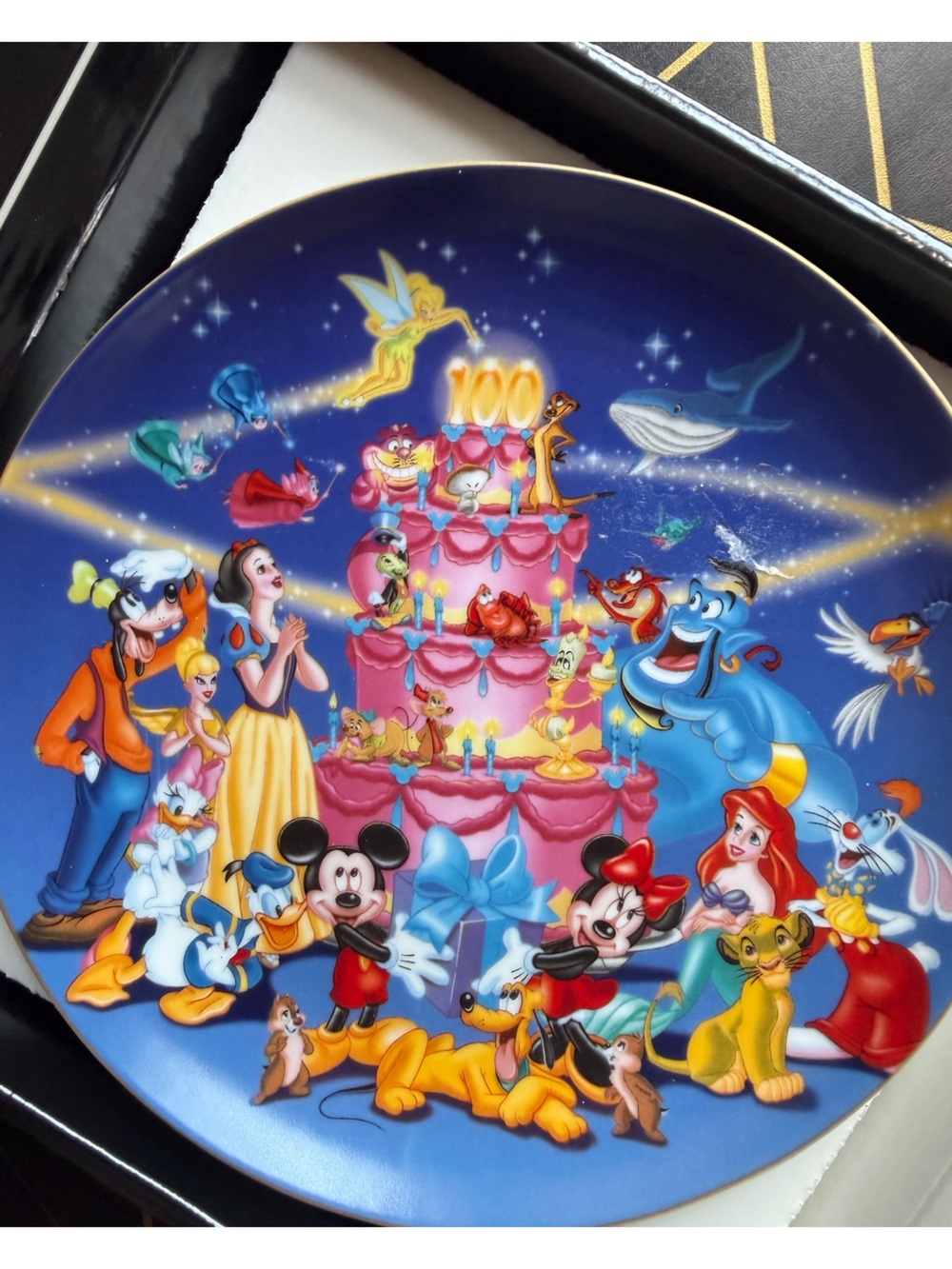 100 years Disney Celebration Character Plate — Multicolor Artwork